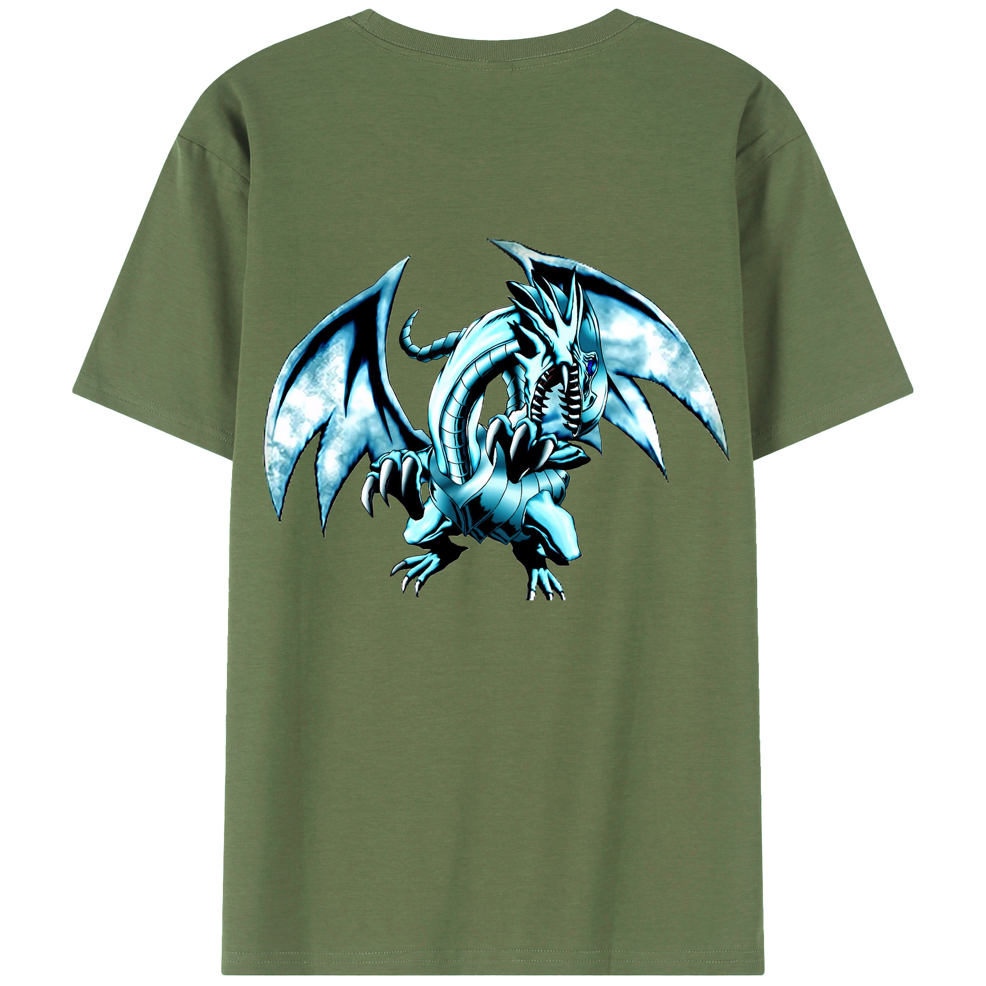 （画像用） 遊☆戯☆王 Yu-Gi-Oh! 綿100％ メンズ半袖Tシャツ（バックプリント） 通気性